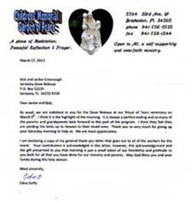 sarasota sarasota dove release testimonial