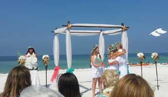 sarasota sarasota dove release wedding
